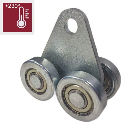 Тележка высокотемпературная 213.RC55В РОЛТЭК с отверстием закругленная